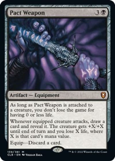 Pact Weapon Commander Legends: Battle for Baldur's Gate Magic card