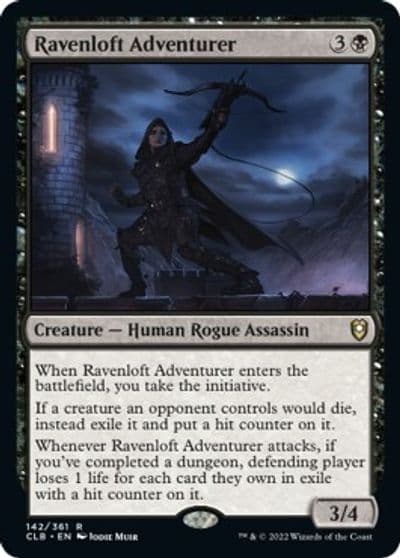 Ravenloft Adventurer Commander Legends: Battle for Baldur's Gate Magic card