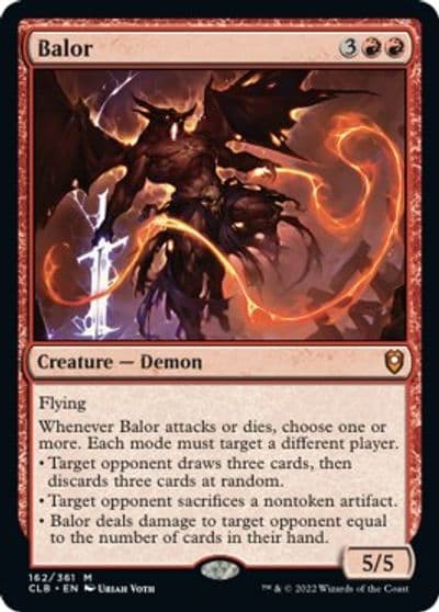 Balor Commander Legends: Battle for Baldur's Gate Magic card