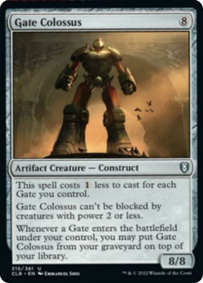 Gate Colossus Commander Legends: Battle for Baldur's Gate Magic card