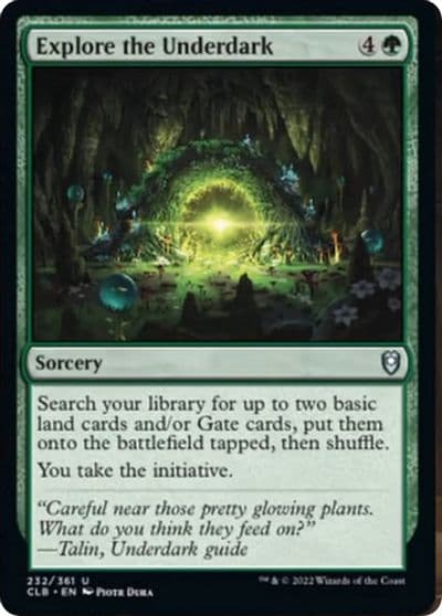Explore the Underdark Commander Legends: Battle for Baldur's Gate Magic card
