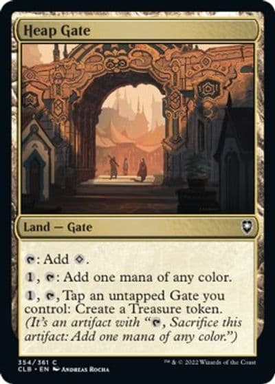 Heap Gate Commander Legends: Battle for Baldur's Gate Magic card