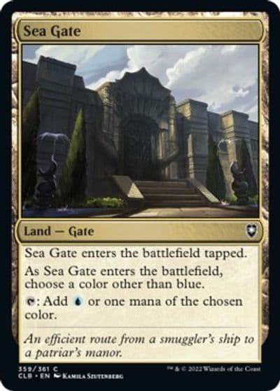 Sea Gate Commander Legends: Battle for Baldur's Gate Magic card