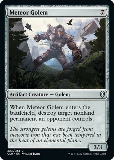 Meteor Golem Commander Legends: Battle for Baldur's Gate Magic card