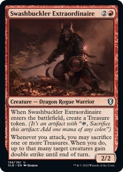 Swashbuckler Extraordinaire Commander Legends: Battle for Baldur's Gate Magic card