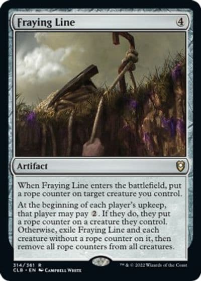 Fraying Line Commander Legends: Battle for Baldur's Gate Magic card