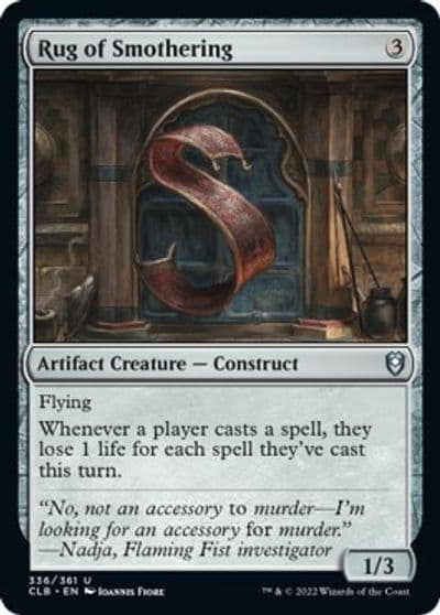 Rug of Smothering Commander Legends: Battle for Baldur's Gate Magic card