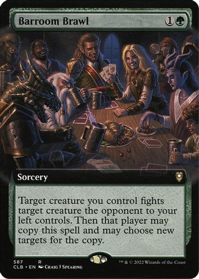 Barroom Brawl Extended Art Commander Legends: Battle for Baldur's Gate Magic card