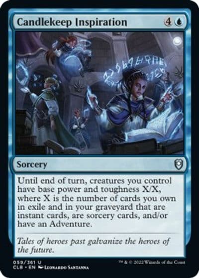 Candlekeep Inspiration Commander Legends: Battle for Baldur's Gate Magic card