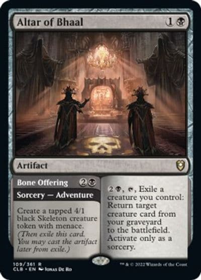 Altar of Bhaal Commander Legends: Battle for Baldur's Gate Magic card