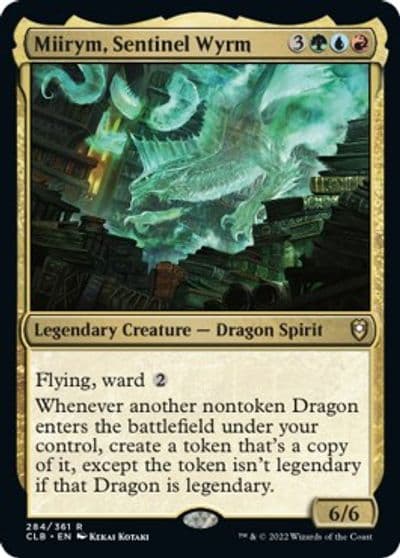 Miirym Sentinel Wyrm Commander Legends: Battle for Baldur's Gate Magic card