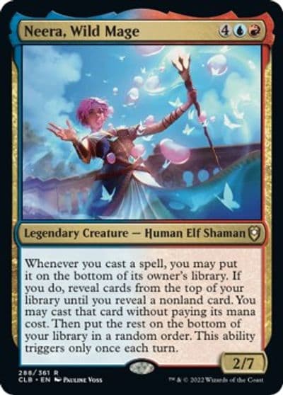 Neera Wild Mage Commander Legends: Battle for Baldur's Gate Magic card