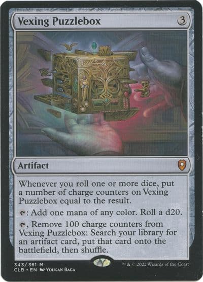 Vexing Puzzlebox Commander Legends: Battle for Baldur's Gate Magic card
