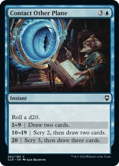 Contact Other Plane Commander Legends: Battle for Baldur's Gate Magic card