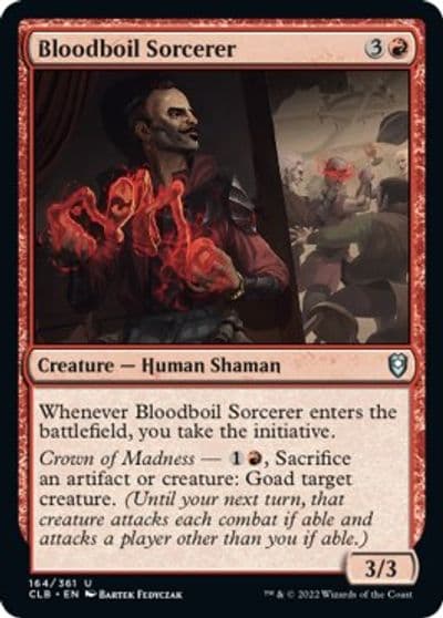 Bloodboil Sorcerer Commander Legends: Battle for Baldur's Gate Magic card