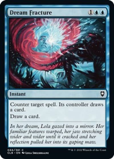 Dream Fracture Commander Legends: Battle for Baldur's Gate Magic card