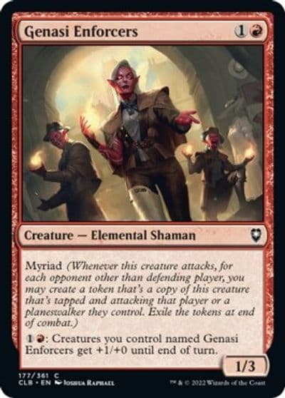 Genasi Enforcers Commander Legends: Battle for Baldur's Gate Magic card