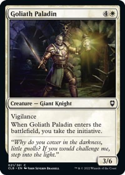 Goliath Paladin Commander Legends: Battle for Baldur's Gate Magic card