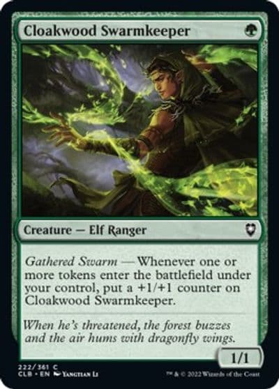 Cloakwood Swarmkeeper Commander Legends: Battle for Baldur's Gate Magic card