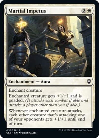 Martial Impetus Commander Legends: Battle for Baldur's Gate Magic card