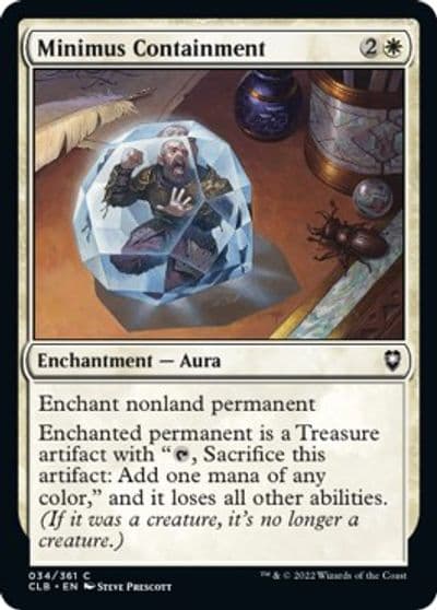 Minimus Containment Commander Legends: Battle for Baldur's Gate Magic card