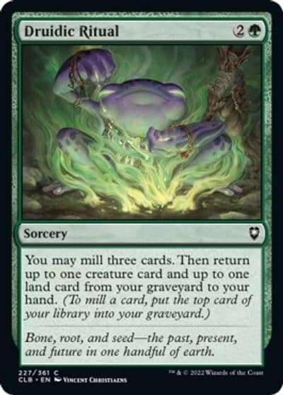 Druidic Ritual Commander Legends: Battle for Baldur's Gate Magic card