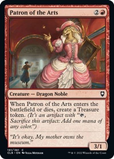 Patron of the Arts Commander Legends: Battle for Baldur's Gate Magic card