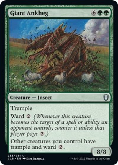 Giant Ankheg Commander Legends: Battle for Baldur's Gate Magic card