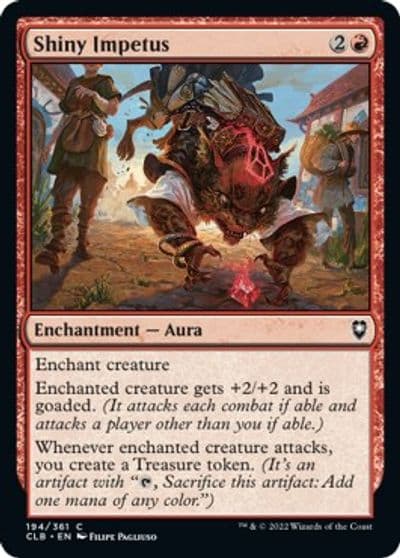 Shiny Impetus Commander Legends: Battle for Baldur's Gate Magic card