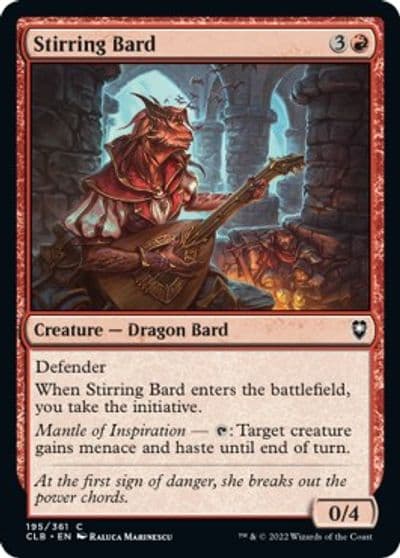 Stirring Bard Commander Legends: Battle for Baldur's Gate Magic card