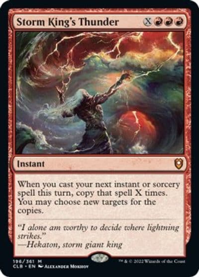 Storm Kings Thunder Commander Legends: Battle for Baldur's Gate Magic card