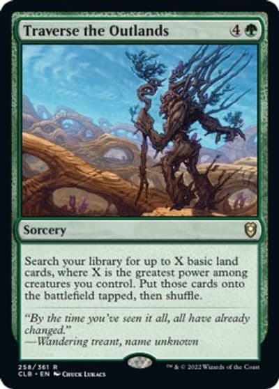 Traverse the Outlands Commander Legends: Battle for Baldur's Gate Magic card
