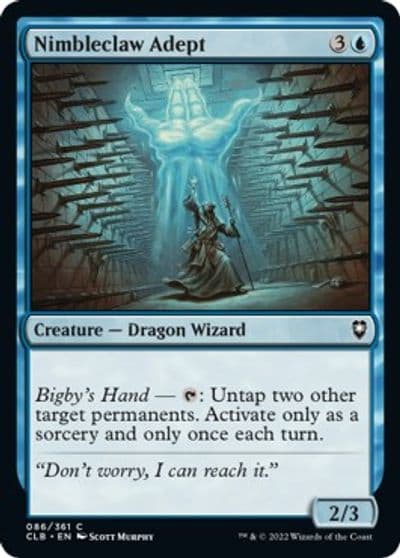 Nimbleclaw Adept Commander Legends: Battle for Baldur's Gate Magic card