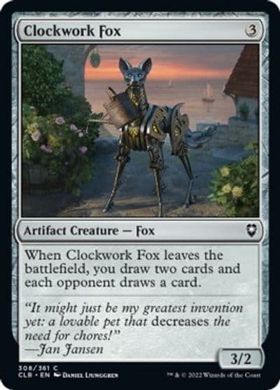Clockwork Fox Commander Legends: Battle for Baldur's Gate Magic card