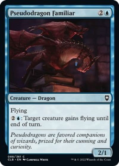 Pseudodragon Familiar Commander Legends: Battle for Baldur's Gate Magic card