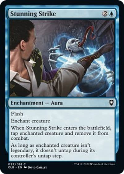 Stunning Strike Commander Legends: Battle for Baldur's Gate Magic card