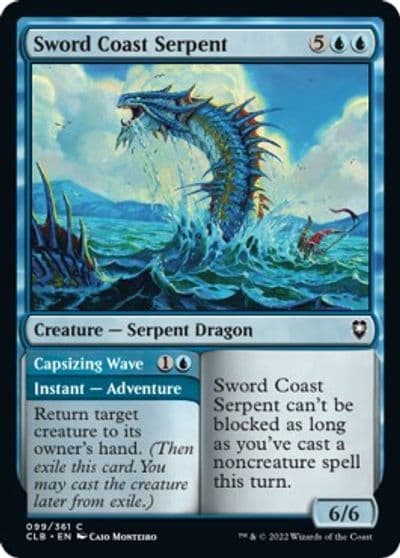 Sword Coast Serpent Commander Legends: Battle for Baldur's Gate Magic card