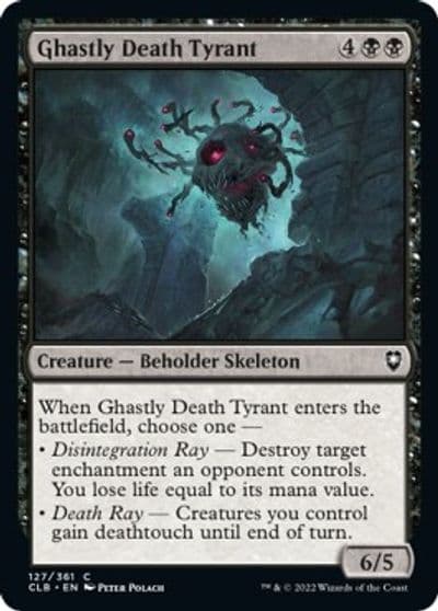 Ghastly Death Tyrant Commander Legends: Battle for Baldur's Gate Magic card