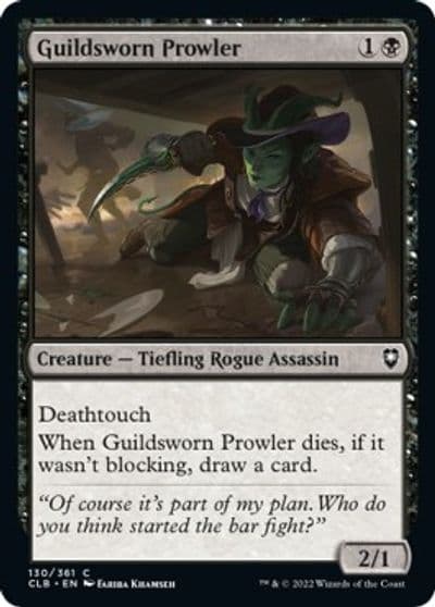 Guildsworn Prowler Commander Legends: Battle for Baldur's Gate Magic card