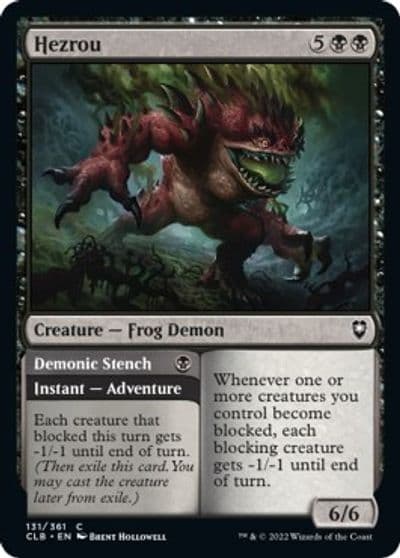 Hezrou Commander Legends: Battle for Baldur's Gate Magic card