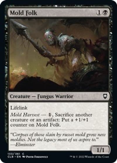 Mold Folk Commander Legends: Battle for Baldur's Gate Magic card