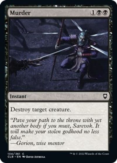 Murder Commander Legends: Battle for Baldur's Gate Magic card
