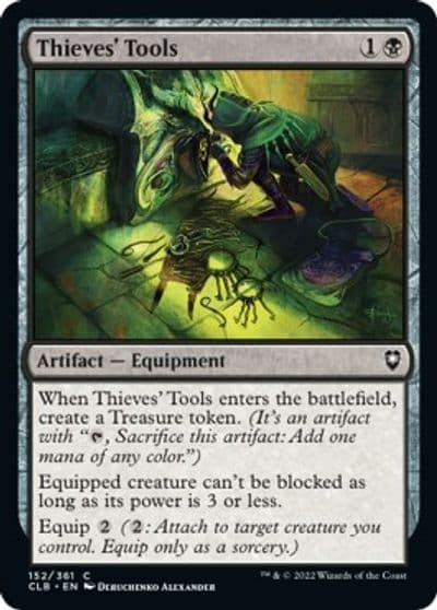 Thieves Tools Commander Legends: Battle for Baldur's Gate Magic card