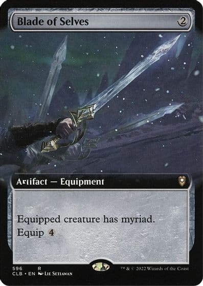 Blade of Selves Extended Art Commander Legends: Battle for Baldur's Gate Magic card