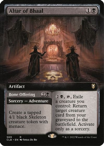 Altar of Bhaal Extended Art Commander Legends: Battle for Baldur's Gate Magic card