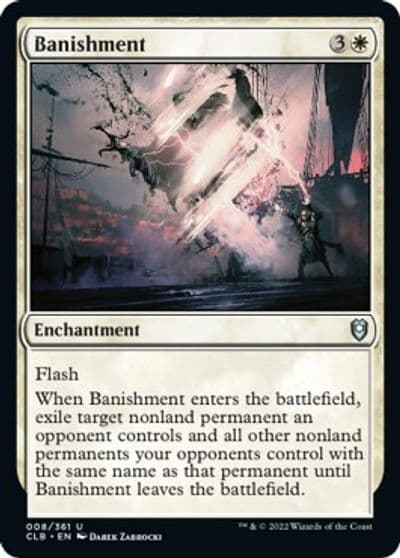 Banishment Commander Legends: Battle for Baldur's Gate Magic card
