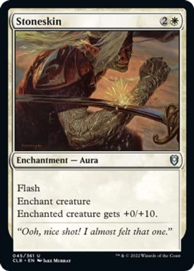 Stoneskin Commander Legends: Battle for Baldur's Gate Magic card