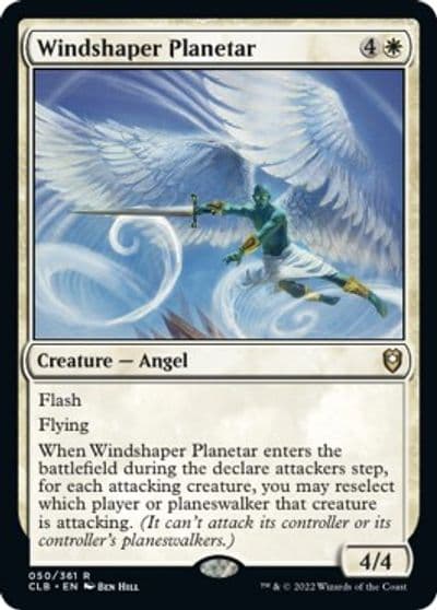 Windshaper Planetar Commander Legends: Battle for Baldur's Gate Magic card