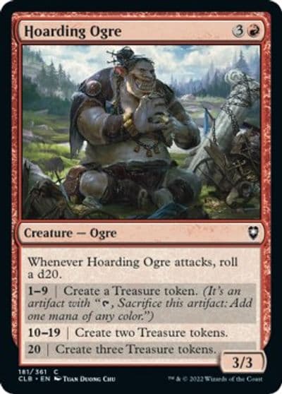 Hoarding Ogre Commander Legends: Battle for Baldur's Gate Magic card