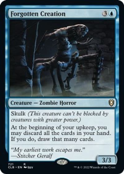 Forgotten Creation Commander Legends: Battle for Baldur's Gate Magic card